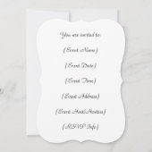 Krönung der gesegneten Jungfrau Mary Stetting Glas Einladung (Rückseite)