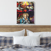 Krönung der gesegneten Jungfrau Mary Stetting Glas Leinwanddruck (Insitu (Schlafzimmer))