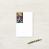 Krönung der gesegneten Jungfrau Mary Stetting Glas Post-it Klebezettel (Auf Schreibtisch)