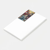 Krönung der gesegneten Jungfrau Mary Stetting Glas Post-it Klebezettel (angewinkelt)