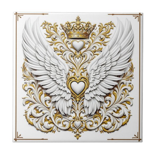 Krönung der Golden Embrace Fliese (Vorderseite)