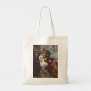 Krönung der heiligen Rosalia von Anthony van Dyck Tragetasche