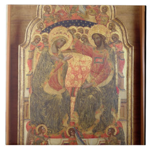 Krönung der Jungfrau, 1372 Fliese