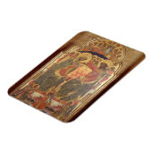 Krönung der Jungfrau, 1372 Magnet (Linke Seite)