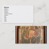 Krönung der Jungfrau, 1372 Visitenkarte (Vorne/Hinten)