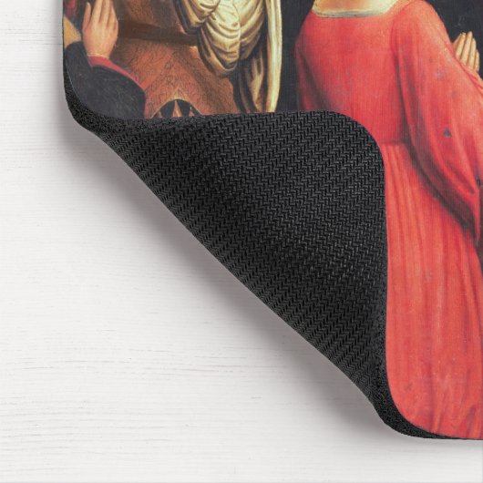 Krönung der Jungfrau, 1513 (Öl auf Platte) (det Mousepad (Ecke)