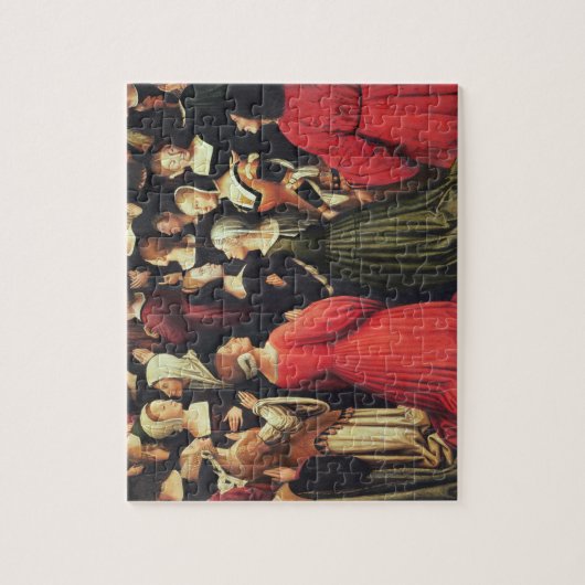 Krönung der Jungfrau, 1513 (Öl auf Platte) (det Puzzle (Vertikal)