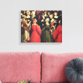 Krönung der Jungfrau, 1513 (Öl auf Tafel) (det. Leinwanddruck (Insitu (Wohnzimmer))