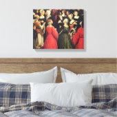 Krönung der Jungfrau, 1513 (Öl auf Tafel) (det. Leinwanddruck (Insitu (Schlafzimmer))