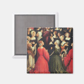 Krönung der Jungfrau, 1513 (Öl auf Tafel) (det. Magnet (Vorderseite/Rückseite)