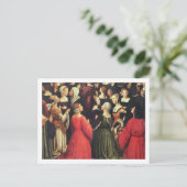 Krönung der Jungfrau, 1513 (Öl auf Tafel) (det. Postkarte (Stehend Vorderseite)