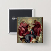 Krönung der Jungfrau, c.1641-42 Button (Vorne & Hinten)