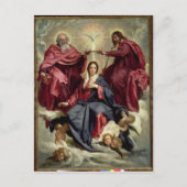 Krönung der Jungfrau, c.1641-42 Postkarte (Vorderseite)