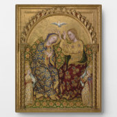 Krönung der Jungfrau Fotoplatte (Vorderseite)