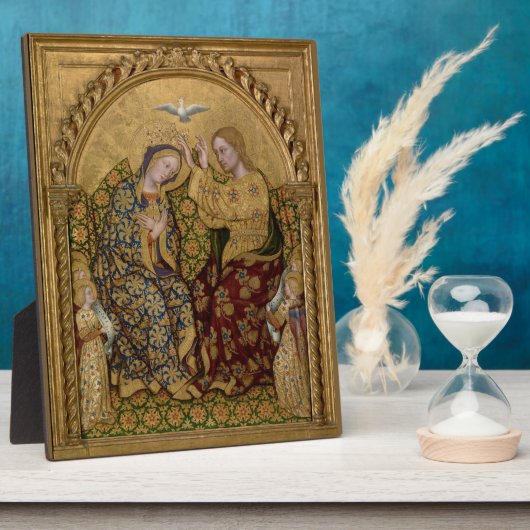 Krönung der Jungfrau Fotoplatte (Seite)