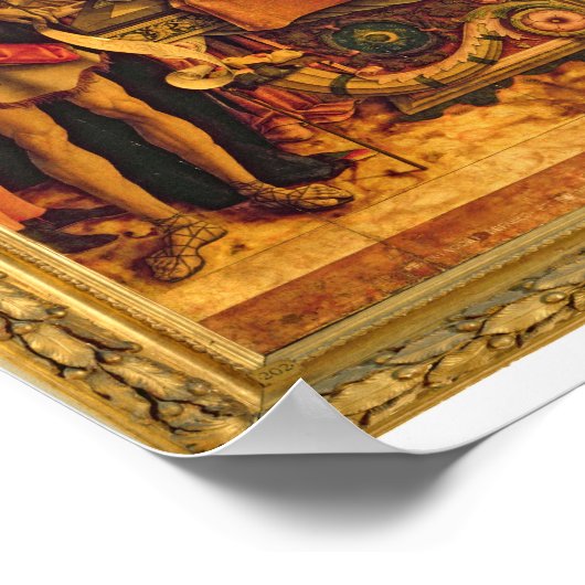 Krönung der Jungfrau Poster (Ecke)