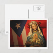 Krönung der Jungfrau Postkarte (Vorne/Hinten)