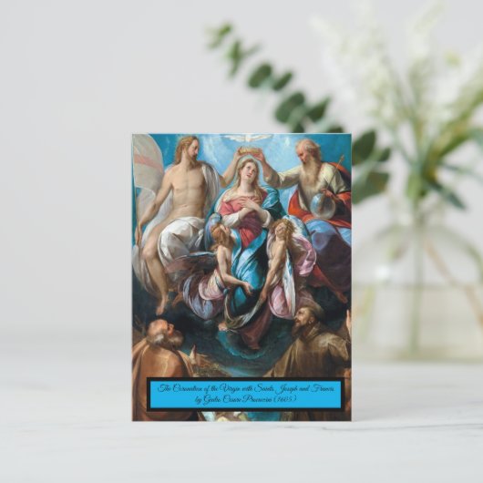 Krönung der Jungfrau Postkarte (Stehend Vorderseite)