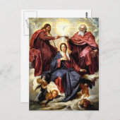 Krönung der Jungfrau Postkarte (Vorne/Hinten)