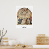 Krönung der Jungfrau von Fra Angelico Poster (Küche)