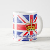 Krönung der King Charles III Coffee Tasse (Vorderseite Rechts)