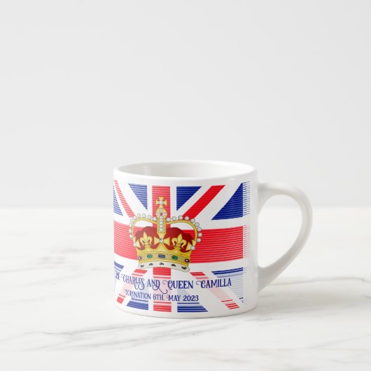 Krönung der King Charles III Coffee Tasse (Rechts)