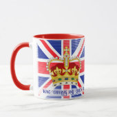Krönung der King Charles III Coffee Tasse (Links)