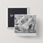 Krönung des großen Khan Button (Vorne & Hinten)