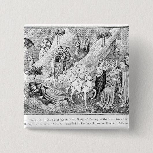Krönung des großen Khan Button (Vorderseite)