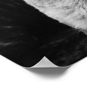 Krönung - Schwarz & Weiß Poster (Ecke)