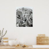 Krönung von Charlemagne in Jerusalem Poster (Küche)