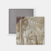 Krönung von Charlemagne Magnet (Vorderseite/Rückseite)