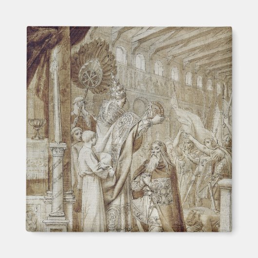 Krönung von Charlemagne Magnet (Vorne)