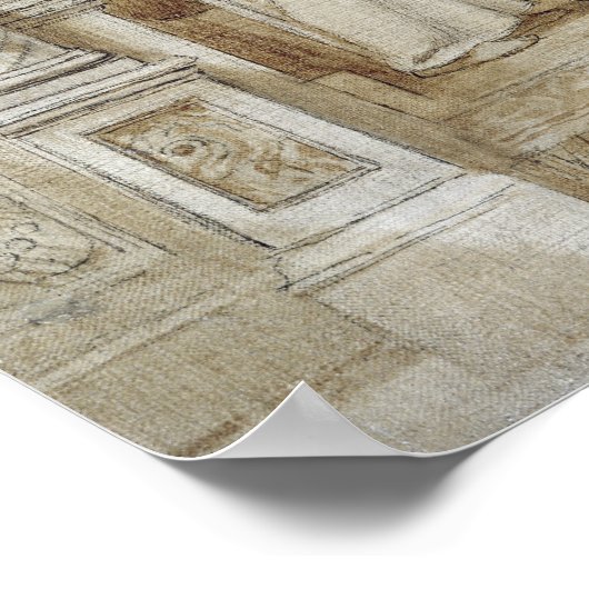 Krönung von Charlemagne Poster (Ecke)