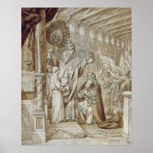 Krönung von Charlemagne Poster (Vorne)
