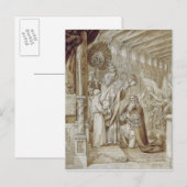 Krönung von Charlemagne Postkarte (Vorne/Hinten)