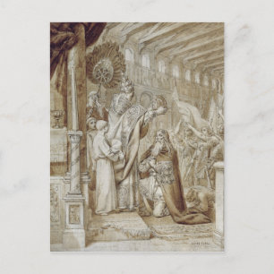 Krönung von Charlemagne Postkarte