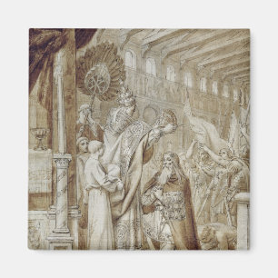 Krönung von Karl der Große Magnet