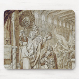 Krönung von Karl der Große Mousepad