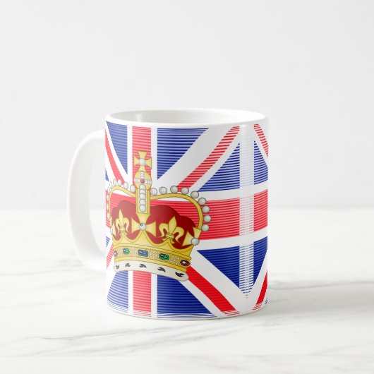 Krönung von König Charles III Kaffeetasse (Vorderseite Links)