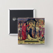 Krönung von Papst Celestine V im August 1294 Button (Vorne & Hinten)