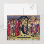 Krönung von Papst Celestine V im August 1294 Postkarte (Vorne/Hinten)