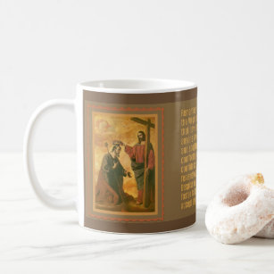 Krönung von St Joseph durch Jesus Memorare Kaffeetasse