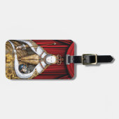 Krönung von Tudor Königin Elizabeth I Gepäckanhänger (Vorderseite horizontal)
