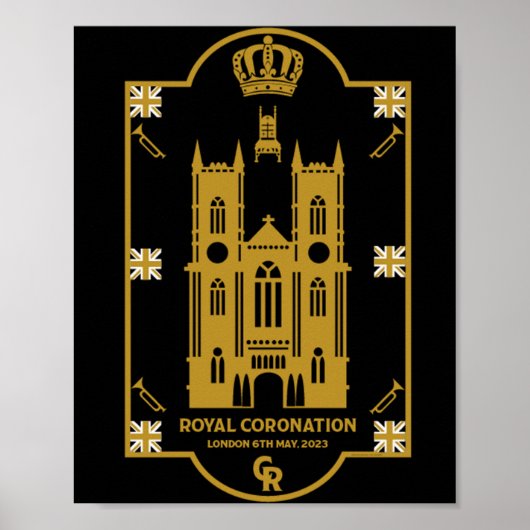 Krönung Westminster Abbey Poster (Vorne)