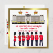 Krönungsfeier Einladung (Vorne/Hinten)