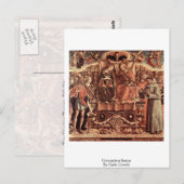 Krönungsszene von Carlo Crivelli Postkarte (Vorne/Hinten)