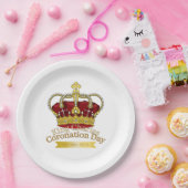 Krönungstages-Kronpapier-Teller Pappteller (Party)