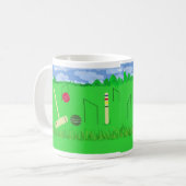 Kroquet-Spiel Kaffeetasse (Vorderseite Links)