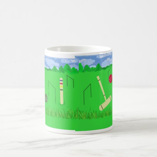 Kroquet-Spiel Kaffeetasse (Mittel)